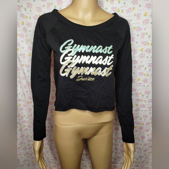 Justice Other - NWT justice girls gymnastics gymnast top size large 12/14